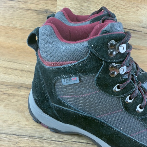 LL Bean Outdoor Lace Up Trail Hiking Boot Womens Size 9.5 Wide Black Gr… - Picture 5 of 10